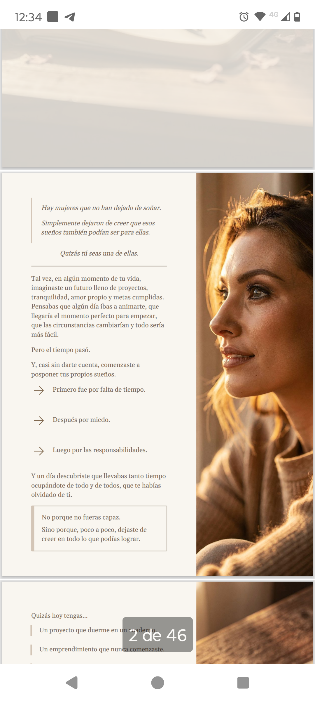 Mujer Imparable - página interior 1