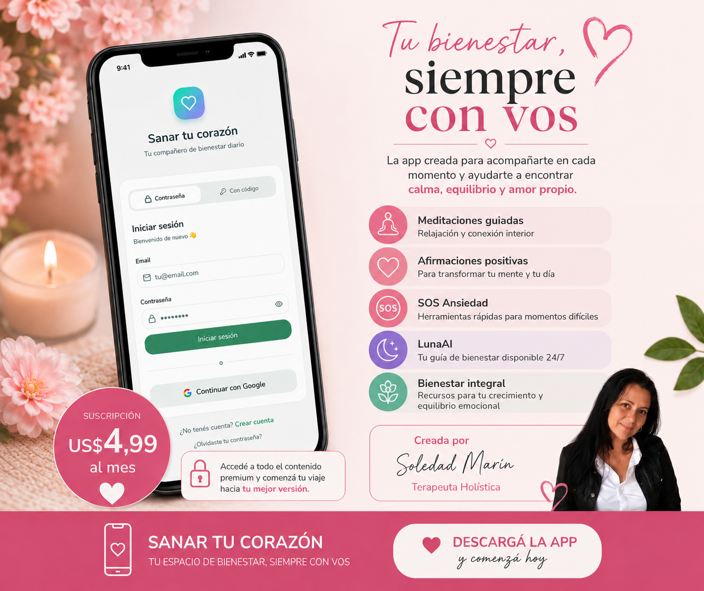 App Sanar tu corazón ❤️