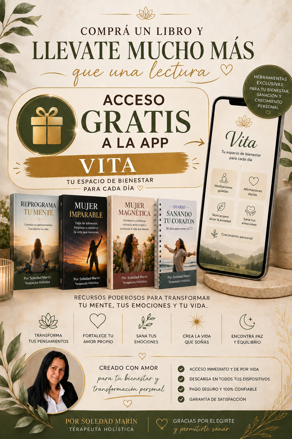 App Vita – Mensajes del Oráculo, Afirmaciones y Bienestar Emocional